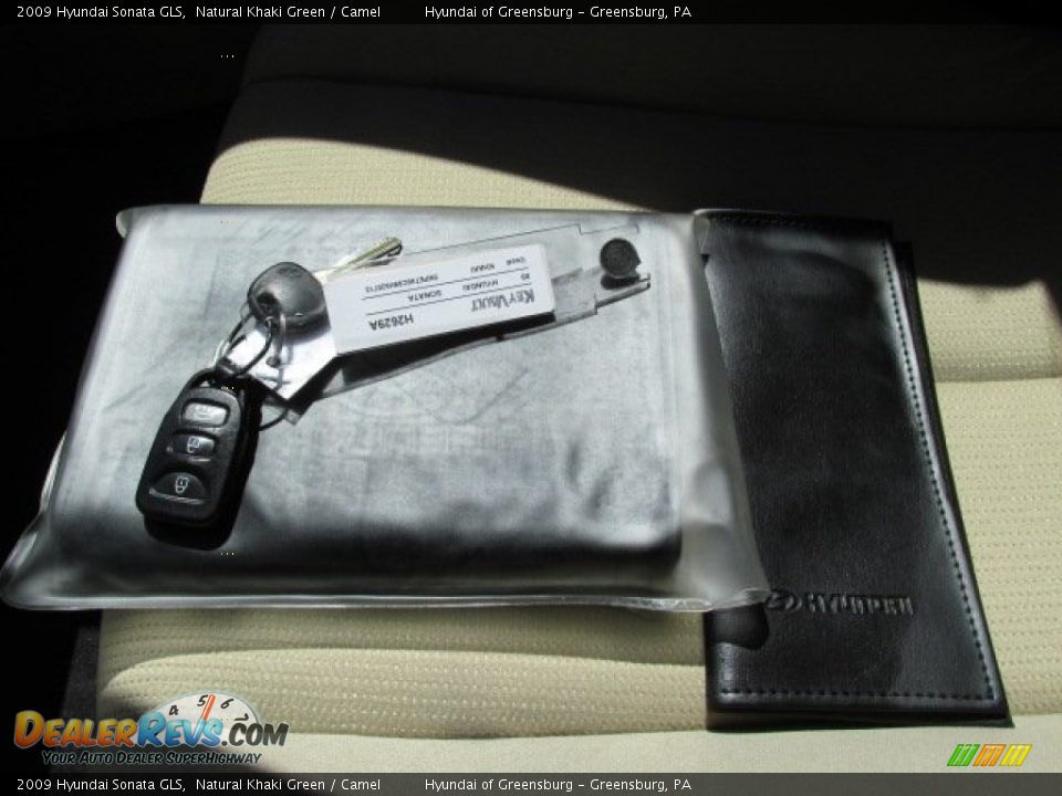 2009 Hyundai Sonata GLS Natural Khaki Green / Camel Photo #22