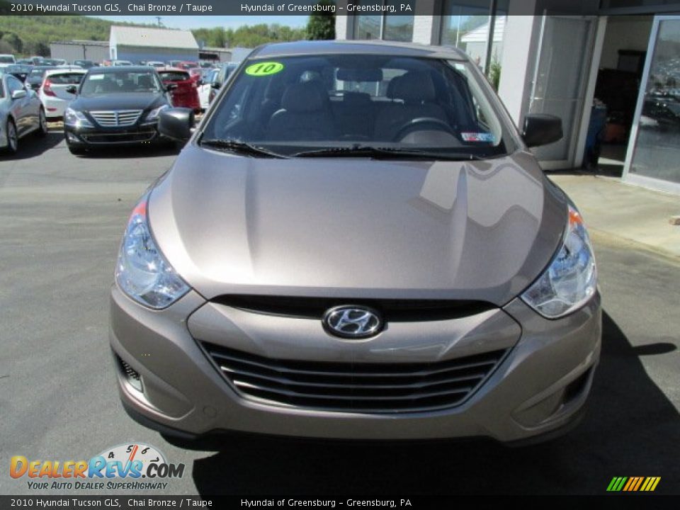 2010 Hyundai Tucson GLS Chai Bronze / Taupe Photo #4