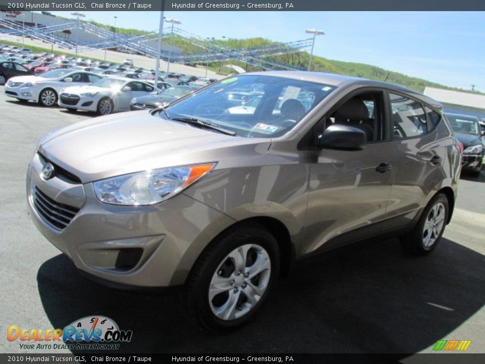 2010 Hyundai Tucson GLS Chai Bronze / Taupe Photo #5