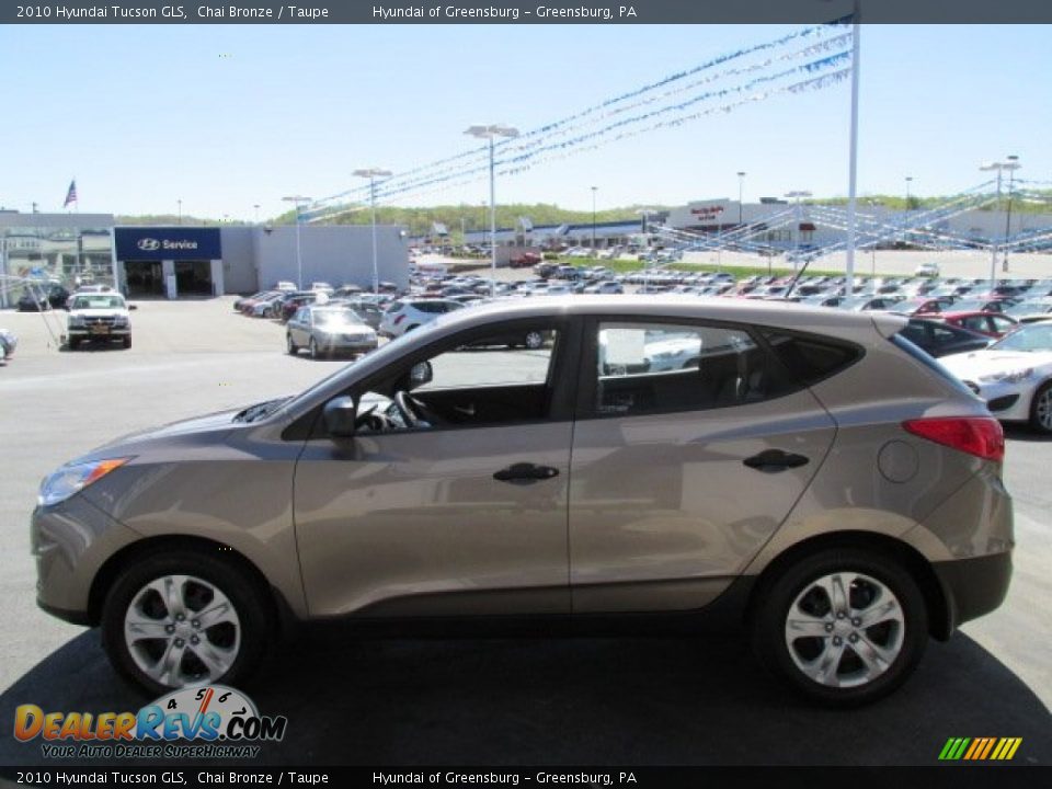 2010 Hyundai Tucson GLS Chai Bronze / Taupe Photo #6