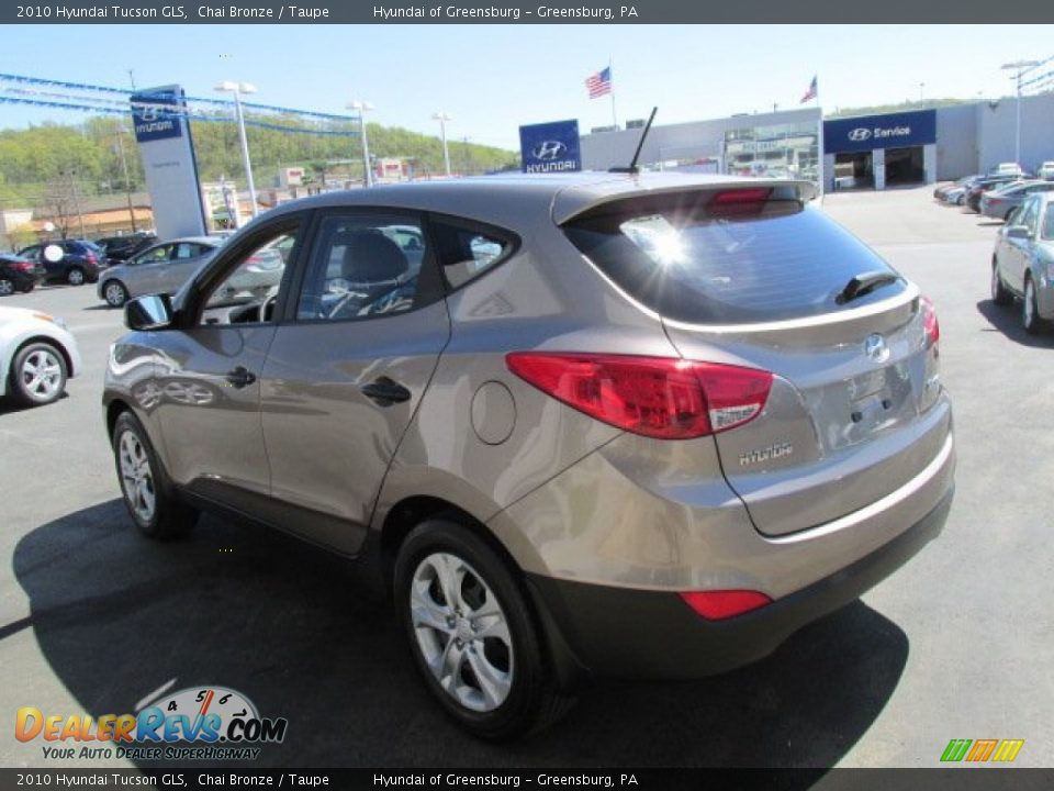 2010 Hyundai Tucson GLS Chai Bronze / Taupe Photo #7