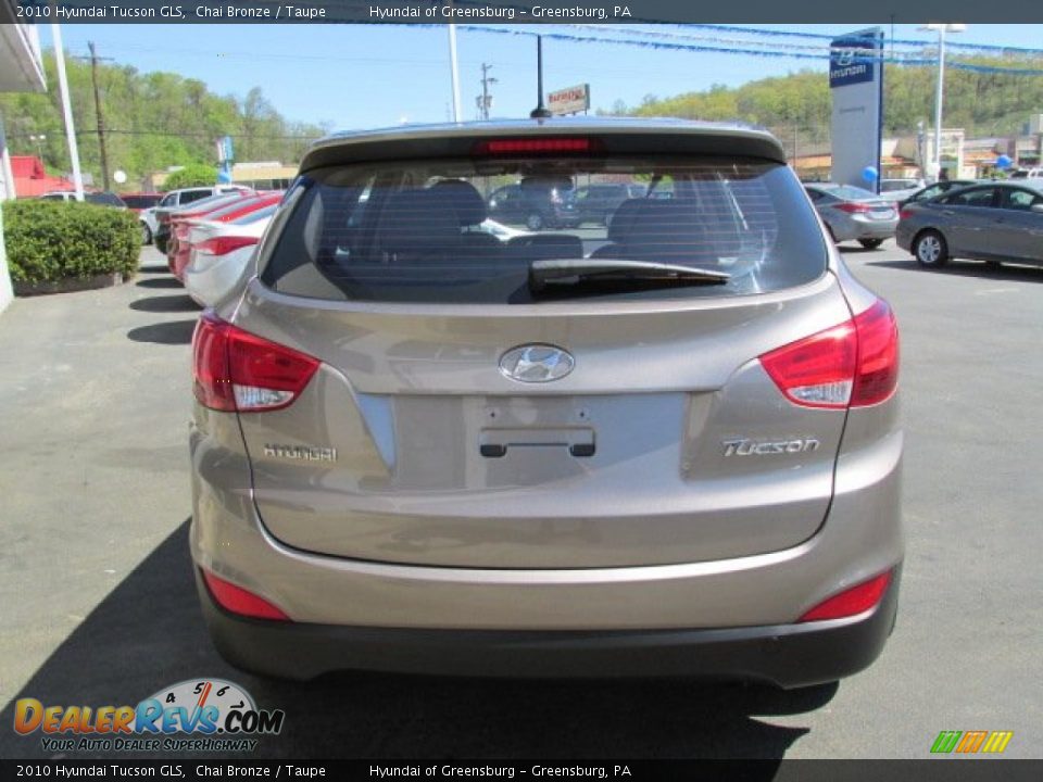 2010 Hyundai Tucson GLS Chai Bronze / Taupe Photo #8