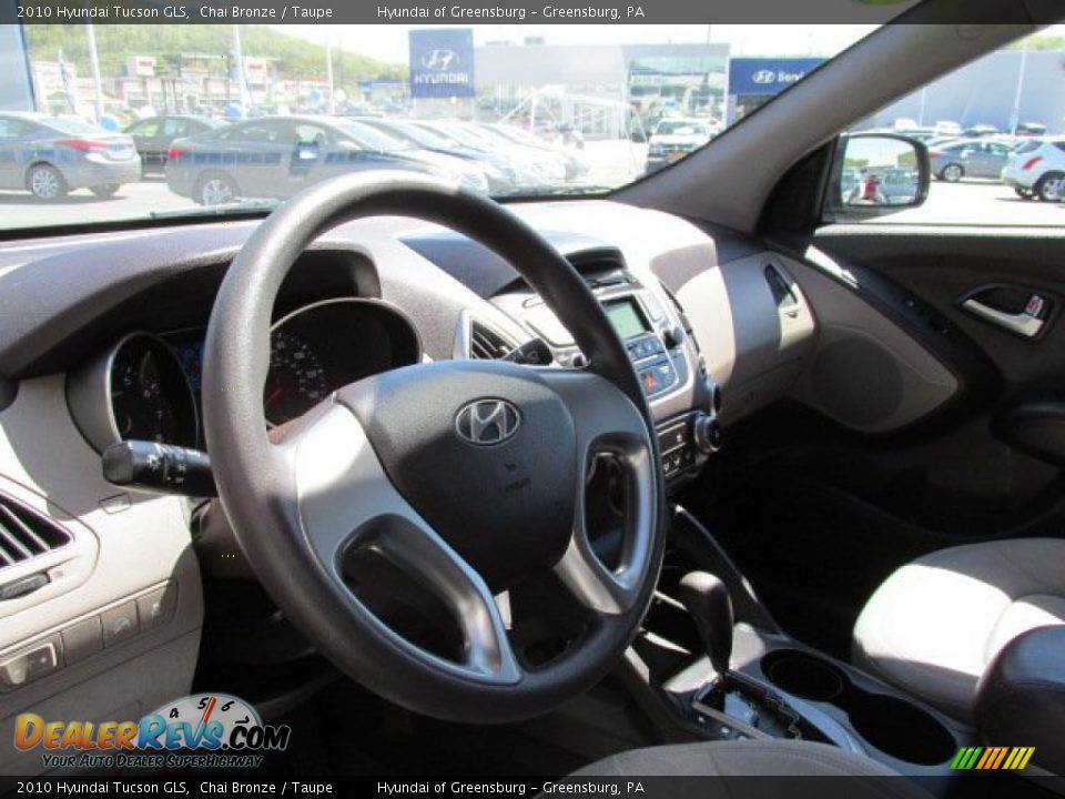 2010 Hyundai Tucson GLS Chai Bronze / Taupe Photo #12
