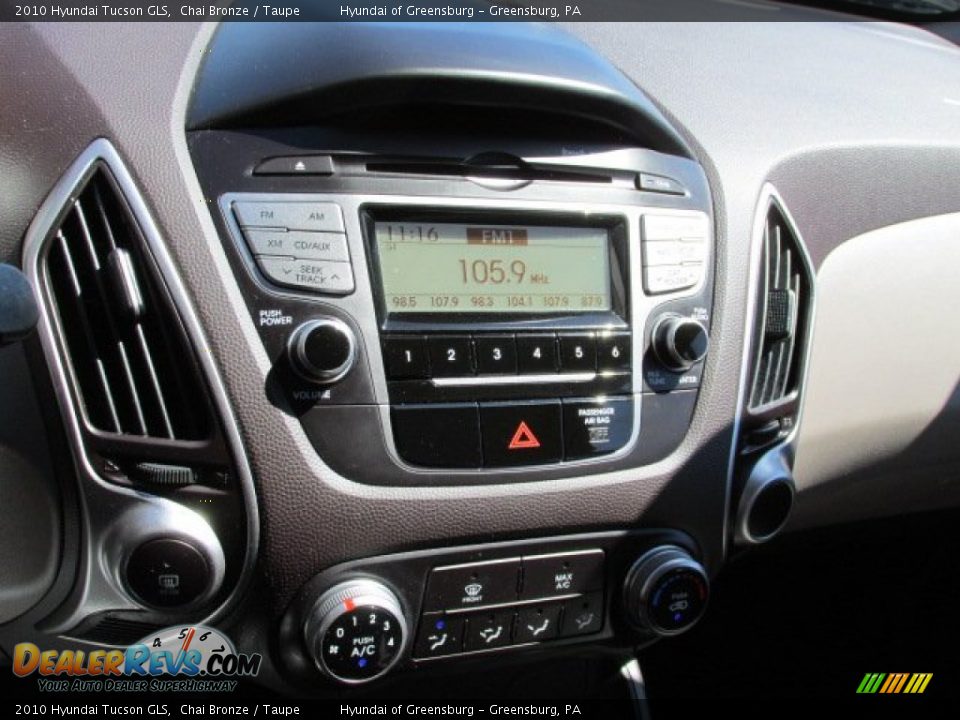 2010 Hyundai Tucson GLS Chai Bronze / Taupe Photo #16