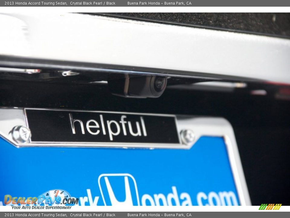 2013 Honda Accord Touring Sedan Crystal Black Pearl / Black Photo #5