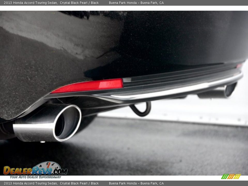 2013 Honda Accord Touring Sedan Crystal Black Pearl / Black Photo #6