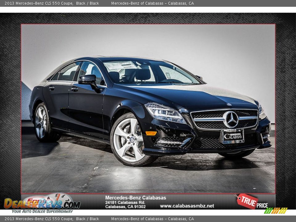 2013 Mercedes-Benz CLS 550 Coupe Black / Black Photo #1