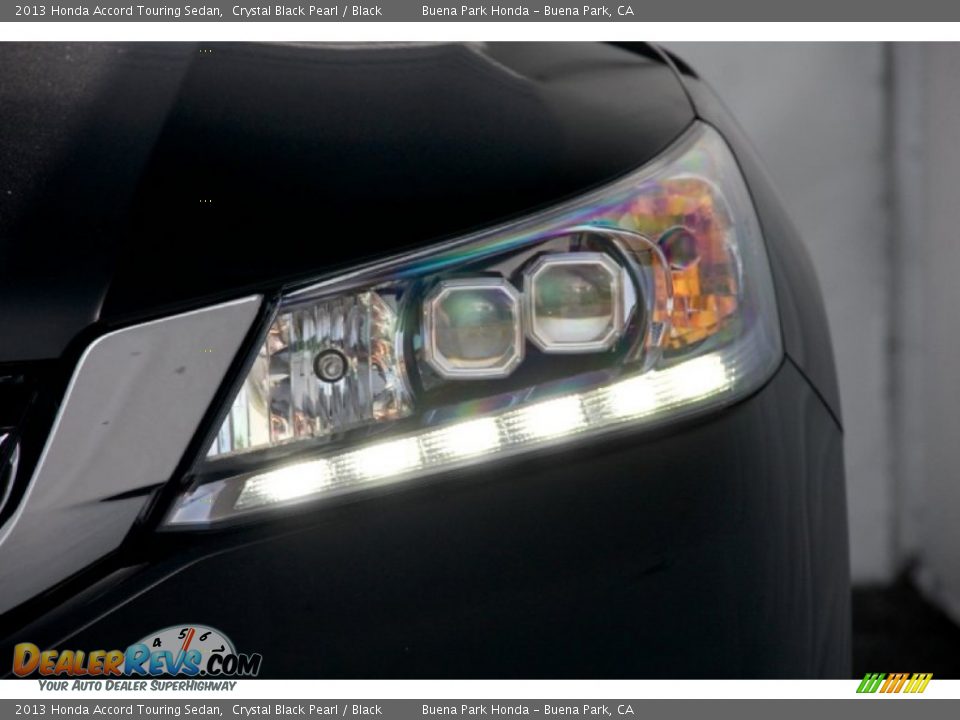 2013 Honda Accord Touring Sedan Crystal Black Pearl / Black Photo #10