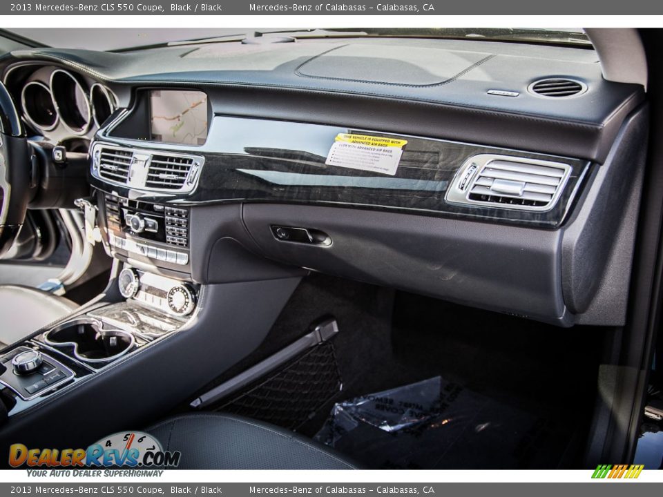 2013 Mercedes-Benz CLS 550 Coupe Black / Black Photo #8