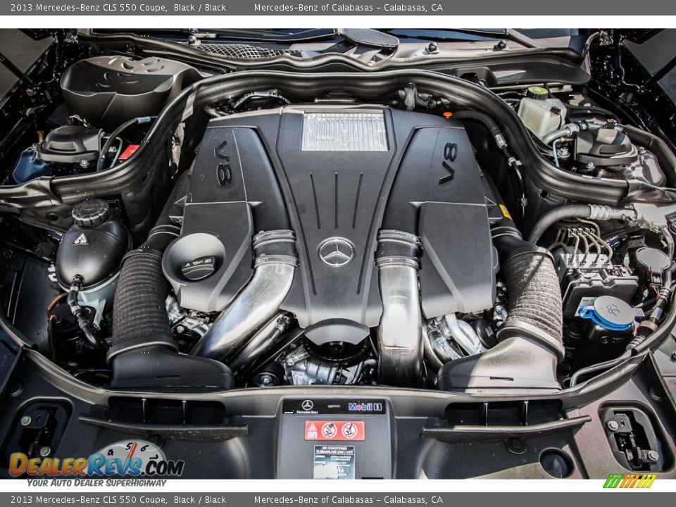2013 Mercedes-Benz CLS 550 Coupe Black / Black Photo #9