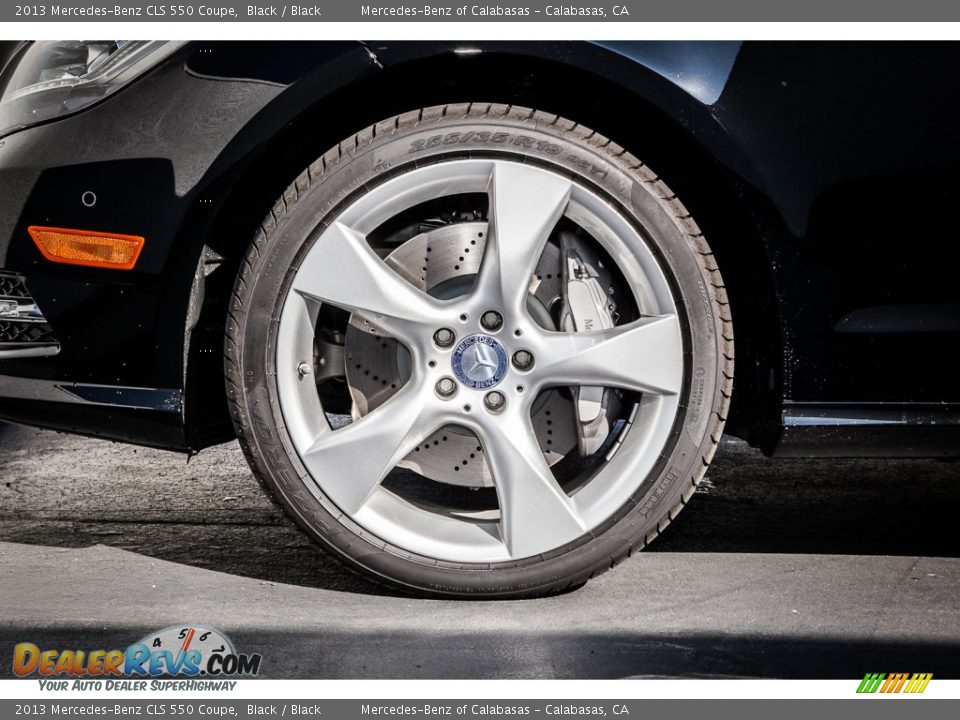 2013 Mercedes-Benz CLS 550 Coupe Black / Black Photo #10