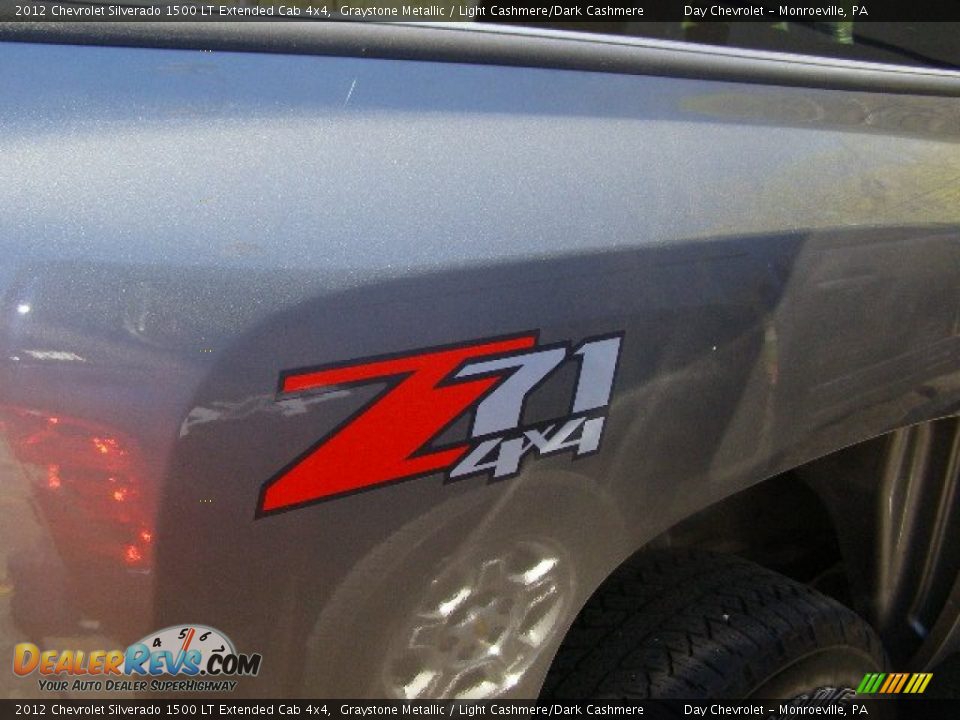 2012 Chevrolet Silverado 1500 LT Extended Cab 4x4 Graystone Metallic / Light Cashmere/Dark Cashmere Photo #7