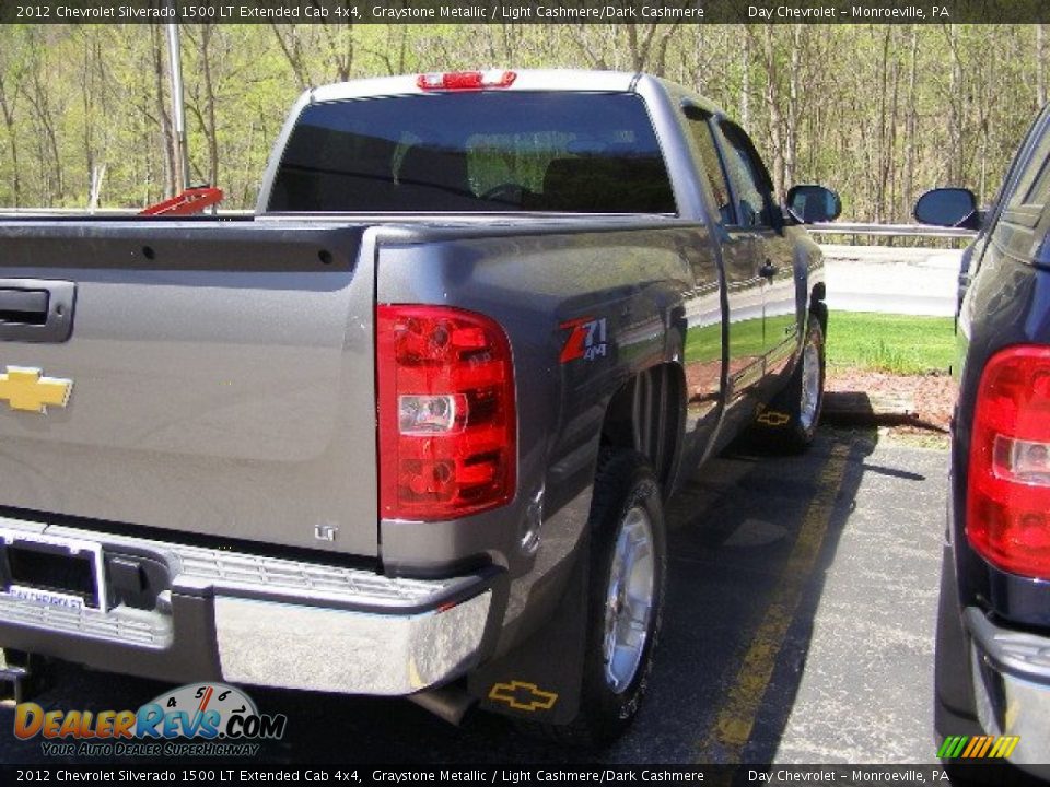 2012 Chevrolet Silverado 1500 LT Extended Cab 4x4 Graystone Metallic / Light Cashmere/Dark Cashmere Photo #8