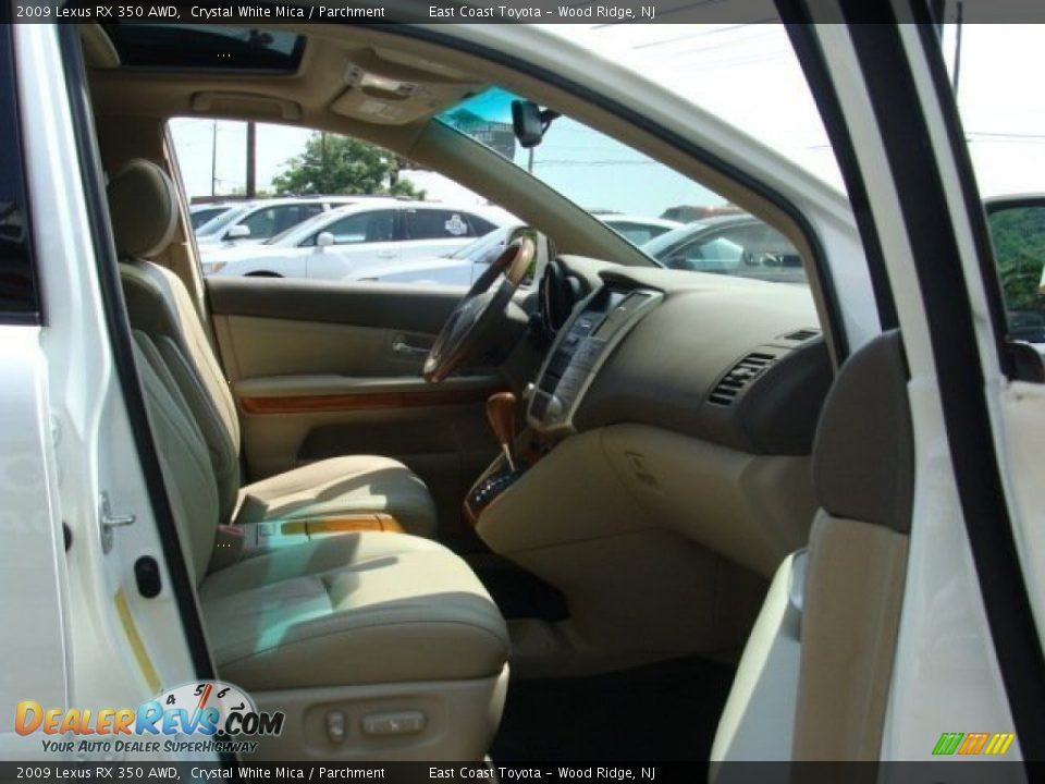 2009 Lexus RX 350 AWD Crystal White Mica / Parchment Photo #8