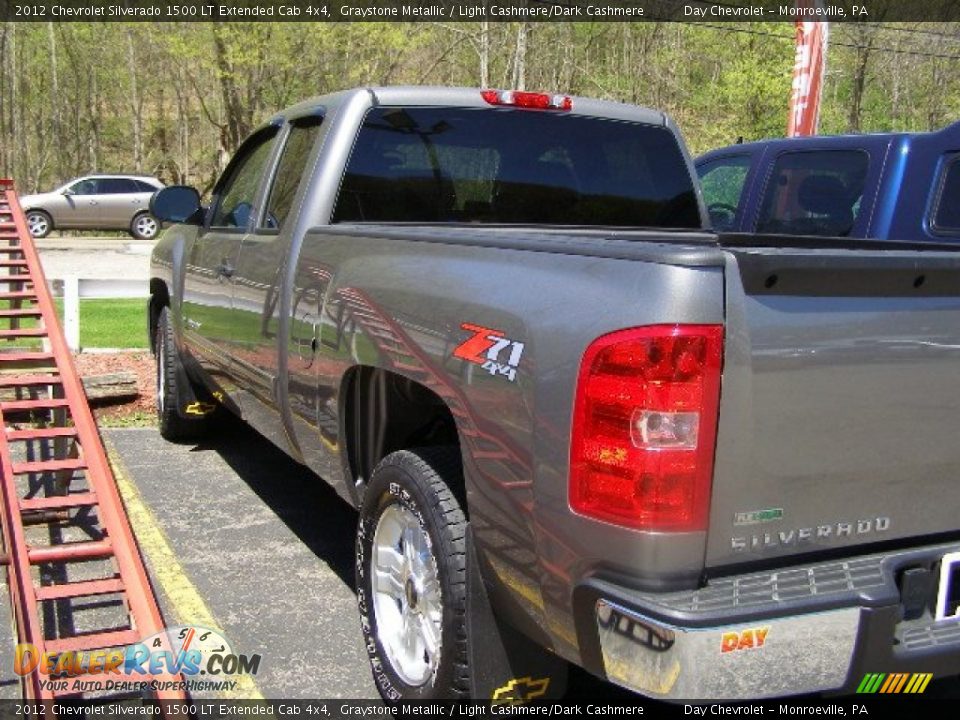 2012 Chevrolet Silverado 1500 LT Extended Cab 4x4 Graystone Metallic / Light Cashmere/Dark Cashmere Photo #10