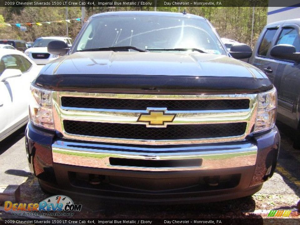 2009 Chevrolet Silverado 1500 LT Crew Cab 4x4 Imperial Blue Metallic / Ebony Photo #1