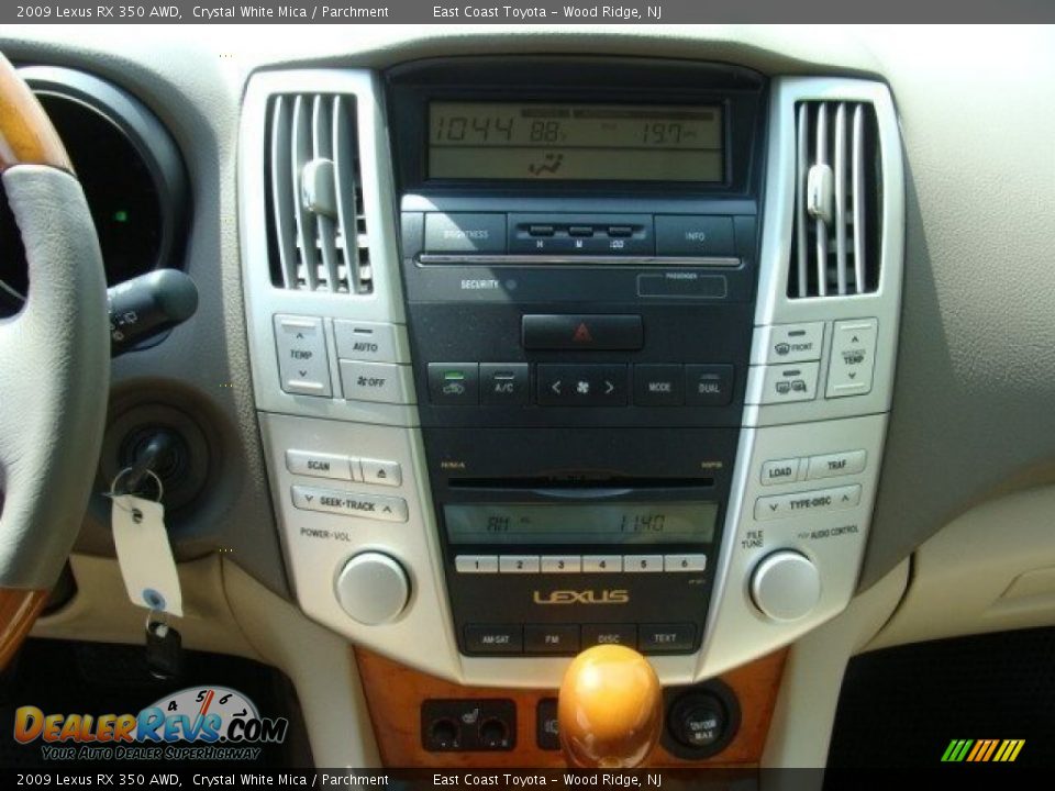 2009 Lexus RX 350 AWD Crystal White Mica / Parchment Photo #11