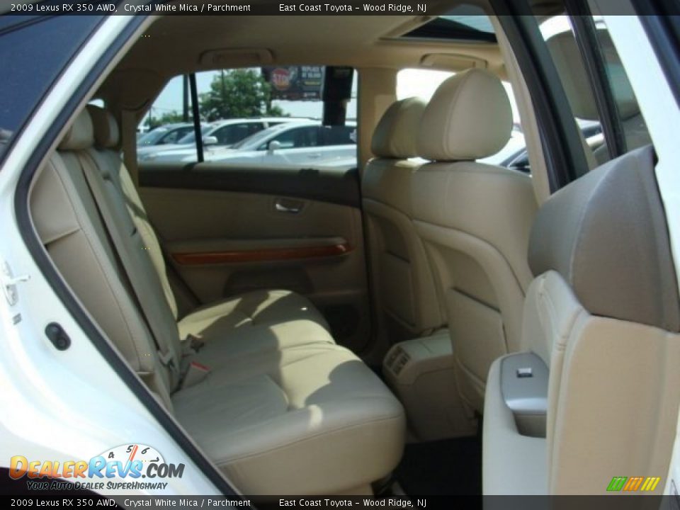 2009 Lexus RX 350 AWD Crystal White Mica / Parchment Photo #12