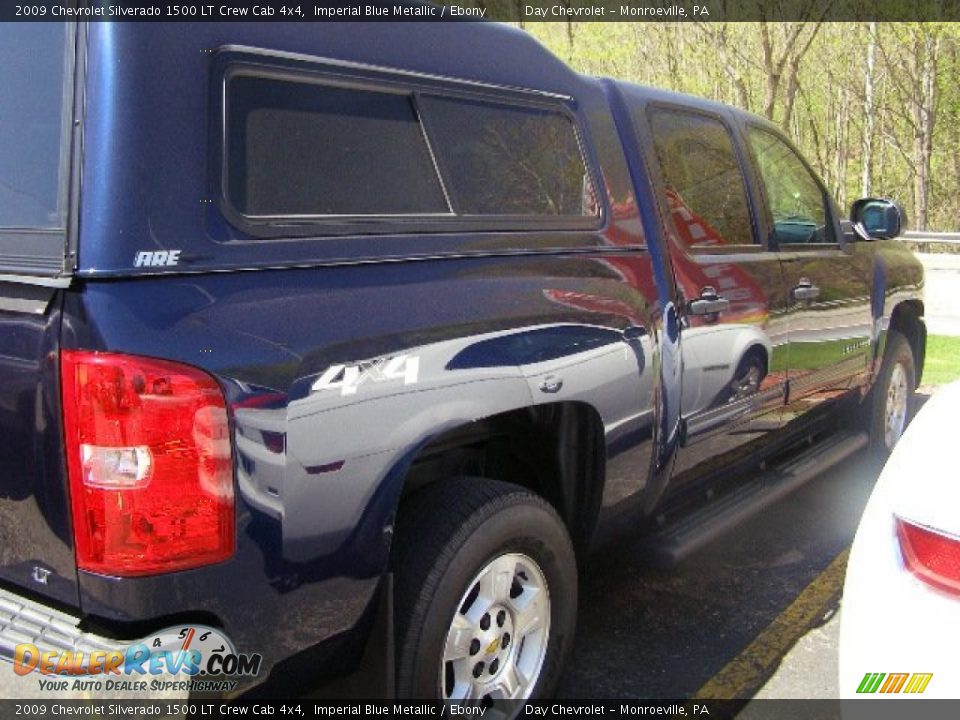 2009 Chevrolet Silverado 1500 LT Crew Cab 4x4 Imperial Blue Metallic / Ebony Photo #2