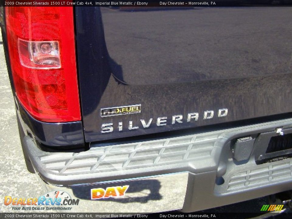 2009 Chevrolet Silverado 1500 LT Crew Cab 4x4 Imperial Blue Metallic / Ebony Photo #5