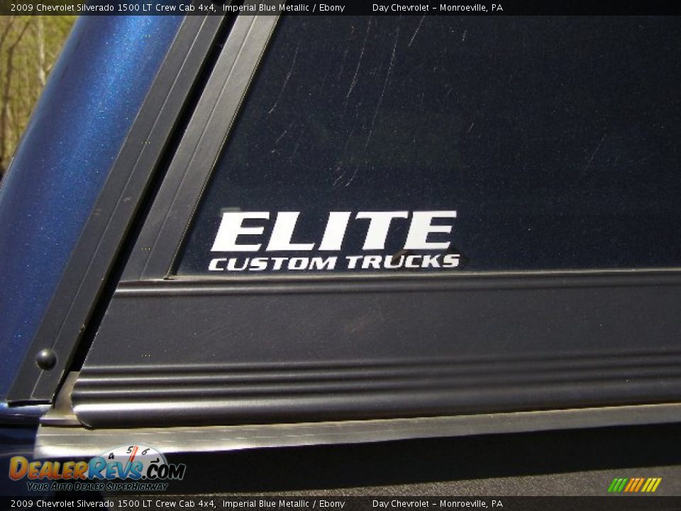 2009 Chevrolet Silverado 1500 LT Crew Cab 4x4 Imperial Blue Metallic / Ebony Photo #6