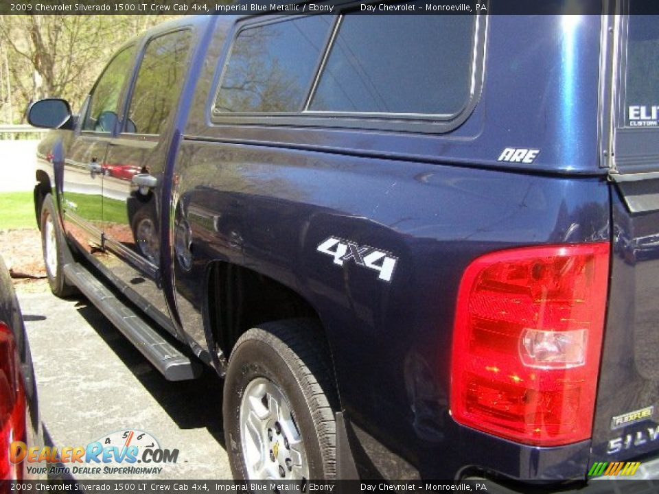2009 Chevrolet Silverado 1500 LT Crew Cab 4x4 Imperial Blue Metallic / Ebony Photo #7