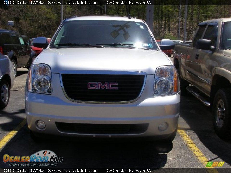2013 GMC Yukon XL SLT 4x4 Quicksilver Metallic / Light Titanium Photo #1