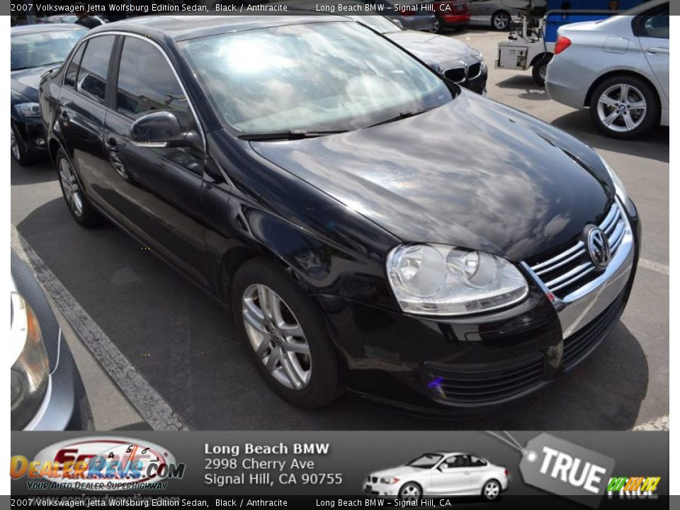 2007 Volkswagen Jetta Wolfsburg Edition Sedan Black / Anthracite Photo #1