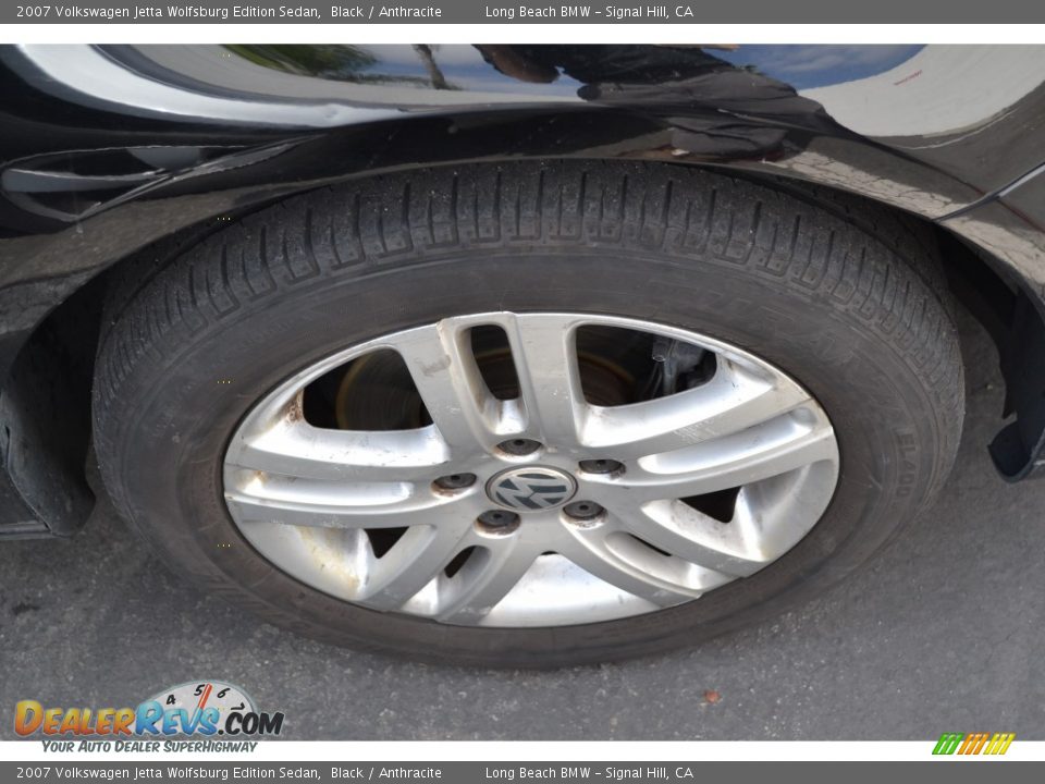 2007 Volkswagen Jetta Wolfsburg Edition Sedan Black / Anthracite Photo #2