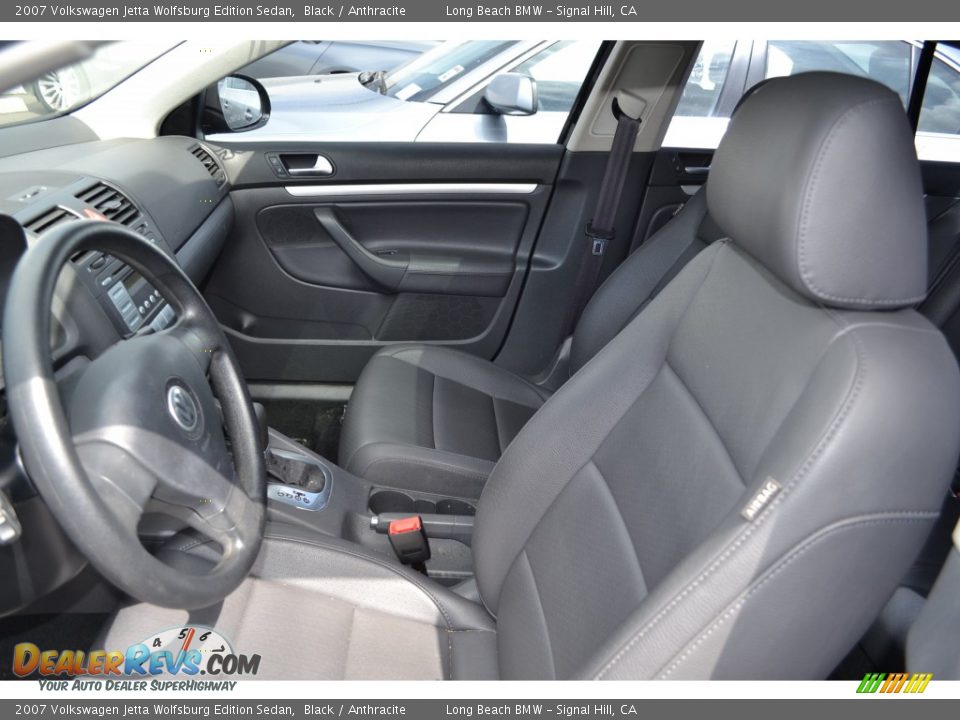 2007 Volkswagen Jetta Wolfsburg Edition Sedan Black / Anthracite Photo #5