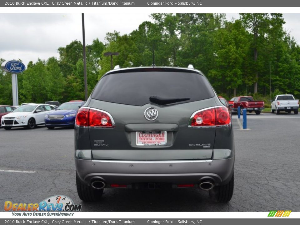 2010 Buick Enclave CXL Gray Green Metallic / Titanium/Dark Titanium Photo #4