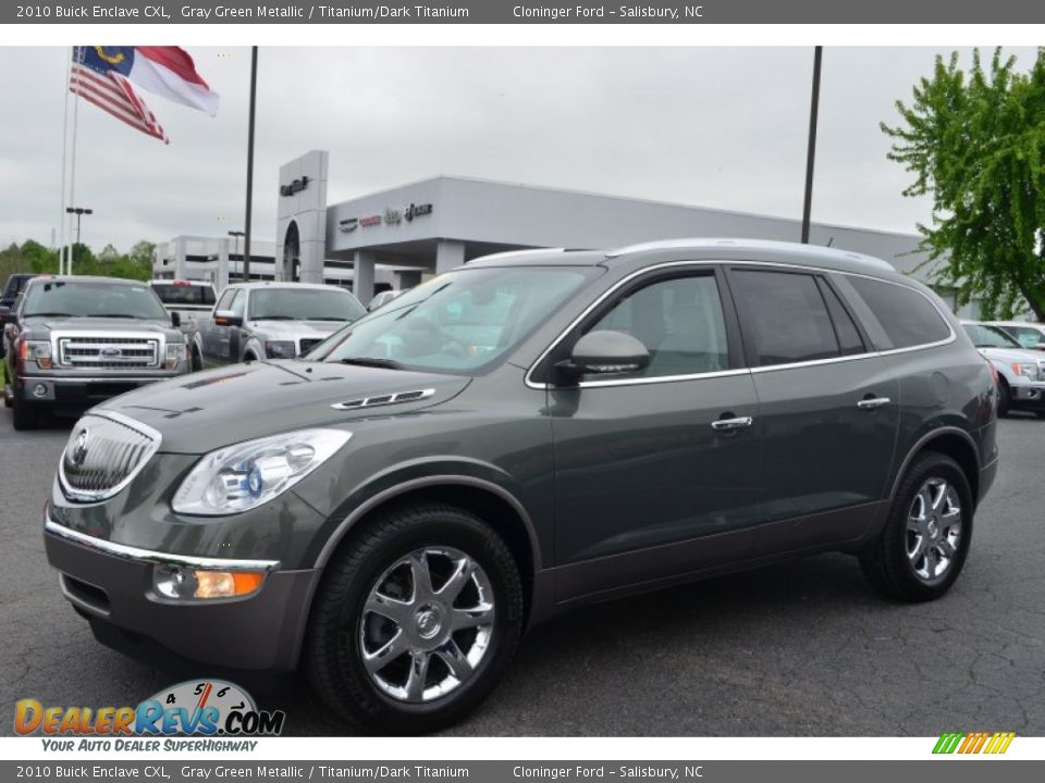 2010 Buick Enclave CXL Gray Green Metallic / Titanium/Dark Titanium Photo #6