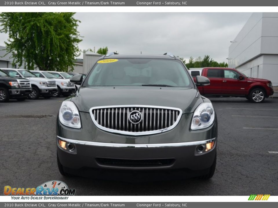 2010 Buick Enclave CXL Gray Green Metallic / Titanium/Dark Titanium Photo #7