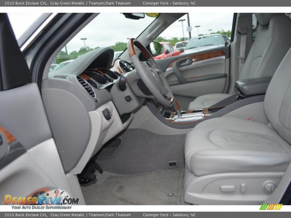 2010 Buick Enclave CXL Gray Green Metallic / Titanium/Dark Titanium Photo #10