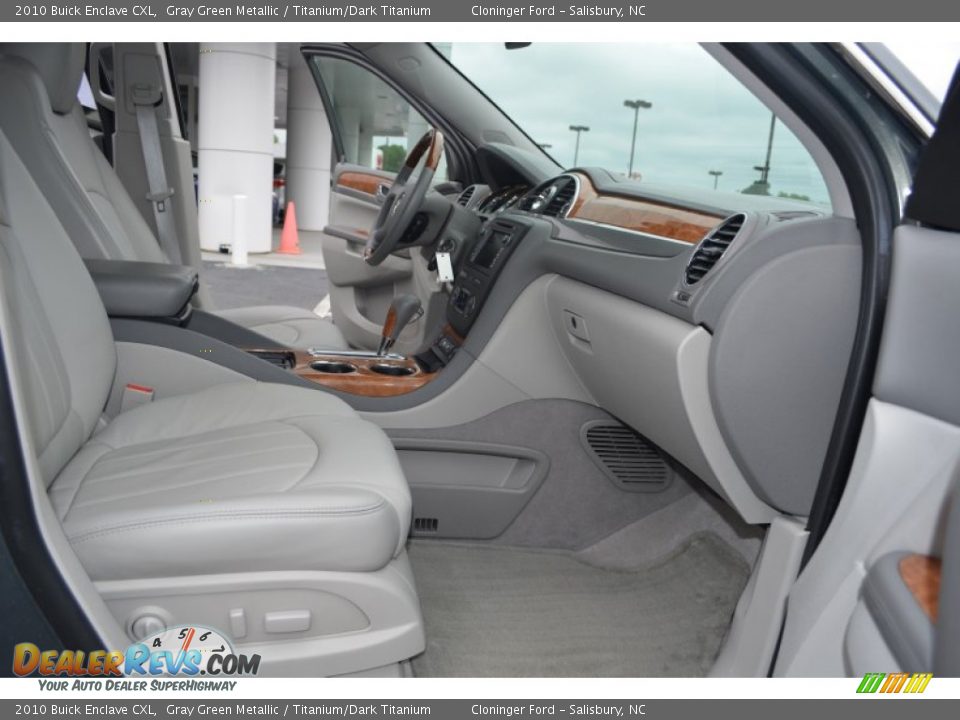 2010 Buick Enclave CXL Gray Green Metallic / Titanium/Dark Titanium Photo #17