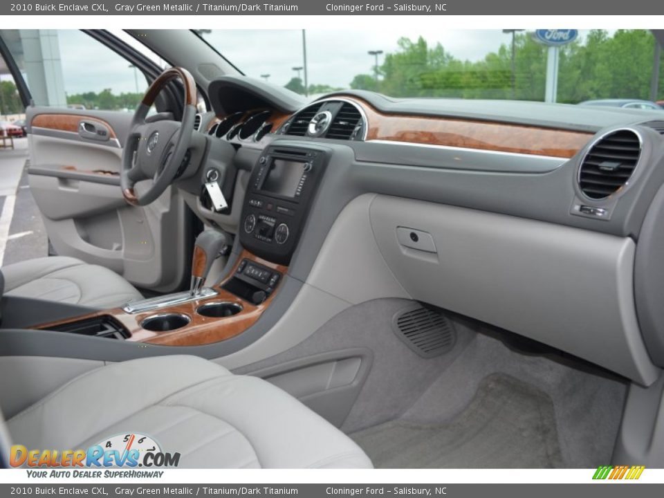 2010 Buick Enclave CXL Gray Green Metallic / Titanium/Dark Titanium Photo #18