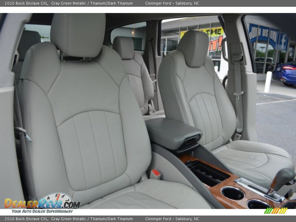 2010 Buick Enclave CXL Gray Green Metallic / Titanium/Dark Titanium Photo #20