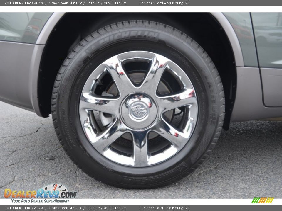 2010 Buick Enclave CXL Gray Green Metallic / Titanium/Dark Titanium Photo #21