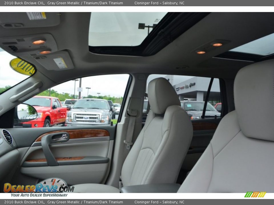 2010 Buick Enclave CXL Gray Green Metallic / Titanium/Dark Titanium Photo #26