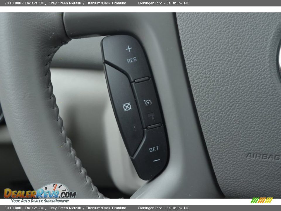 2010 Buick Enclave CXL Gray Green Metallic / Titanium/Dark Titanium Photo #29