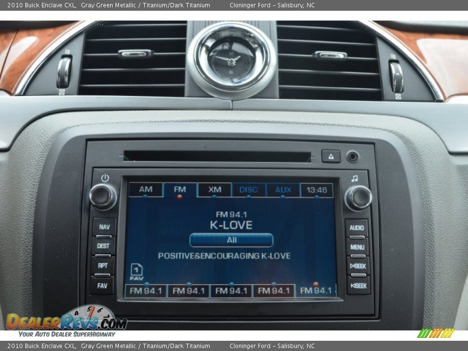 2010 Buick Enclave CXL Gray Green Metallic / Titanium/Dark Titanium Photo #32
