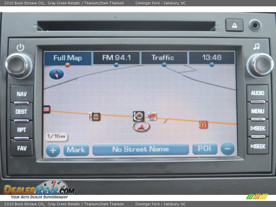 2010 Buick Enclave CXL Gray Green Metallic / Titanium/Dark Titanium Photo #33