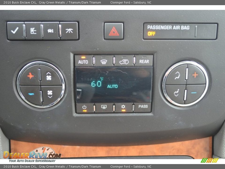 2010 Buick Enclave CXL Gray Green Metallic / Titanium/Dark Titanium Photo #35