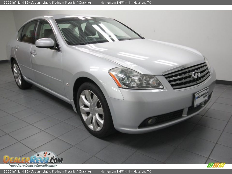 2006 Infiniti M 35x Sedan Liquid Platinum Metallic / Graphite Photo #1