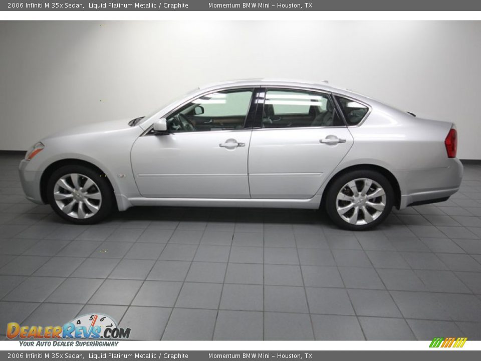 2006 Infiniti M 35x Sedan Liquid Platinum Metallic / Graphite Photo #2