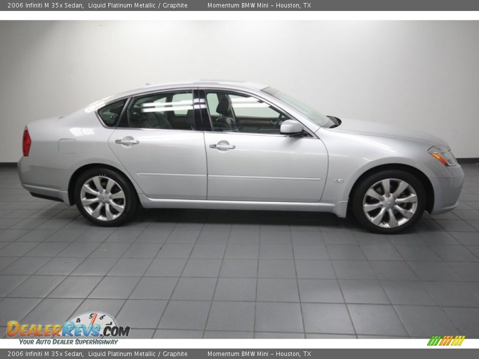 2006 Infiniti M 35x Sedan Liquid Platinum Metallic / Graphite Photo #7