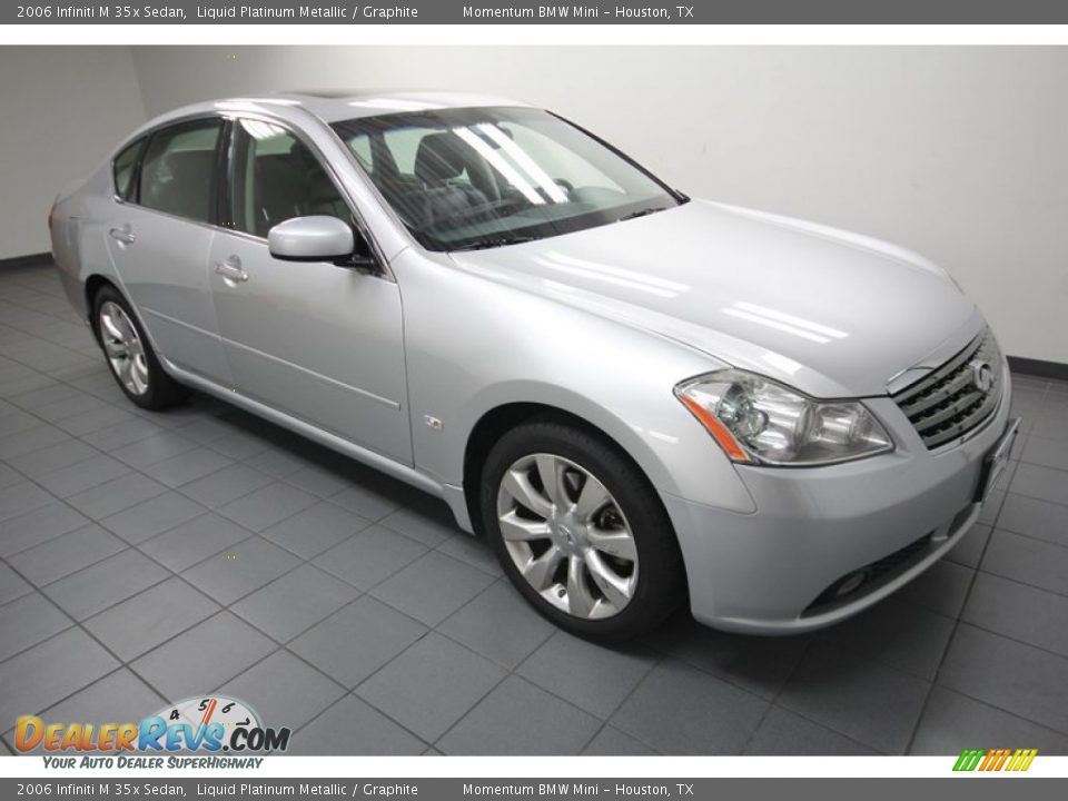 2006 Infiniti M 35x Sedan Liquid Platinum Metallic / Graphite Photo #8