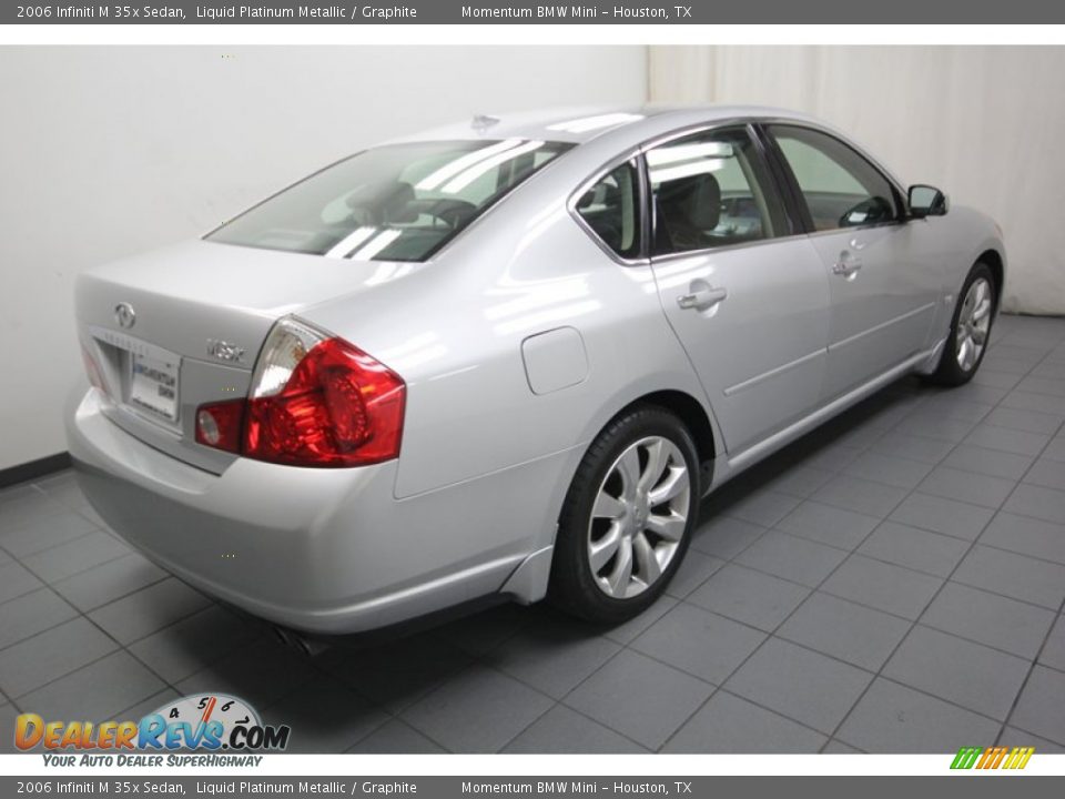 2006 Infiniti M 35x Sedan Liquid Platinum Metallic / Graphite Photo #10