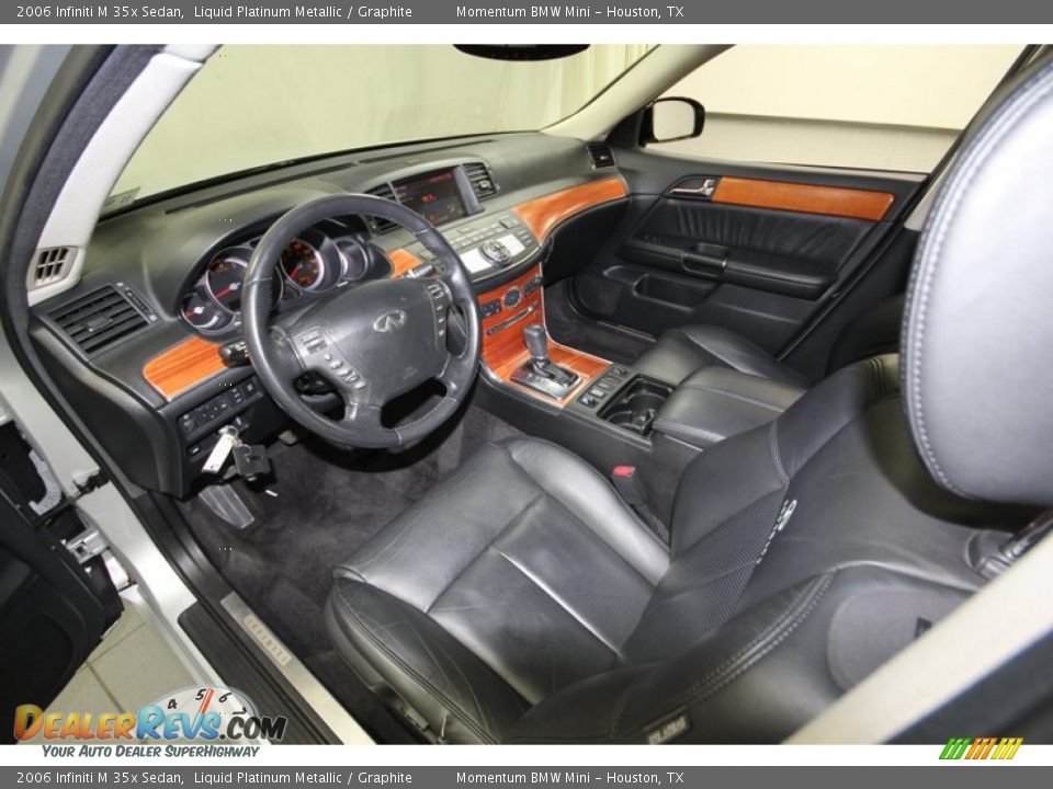 2006 Infiniti M 35x Sedan Liquid Platinum Metallic / Graphite Photo #12