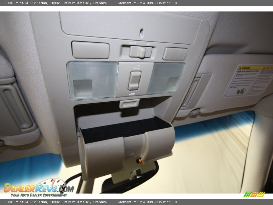 2006 Infiniti M 35x Sedan Liquid Platinum Metallic / Graphite Photo #20